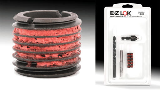 E-Z LOK Threaded Inserts and Kits for Metal