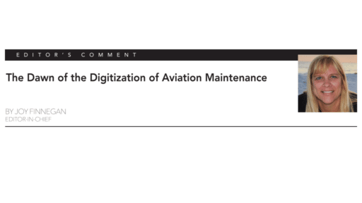 The Dawn of the Digitization of Aviation Maintenance