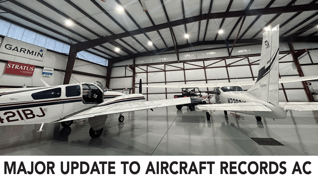 Major Update to Aircraft Records AC