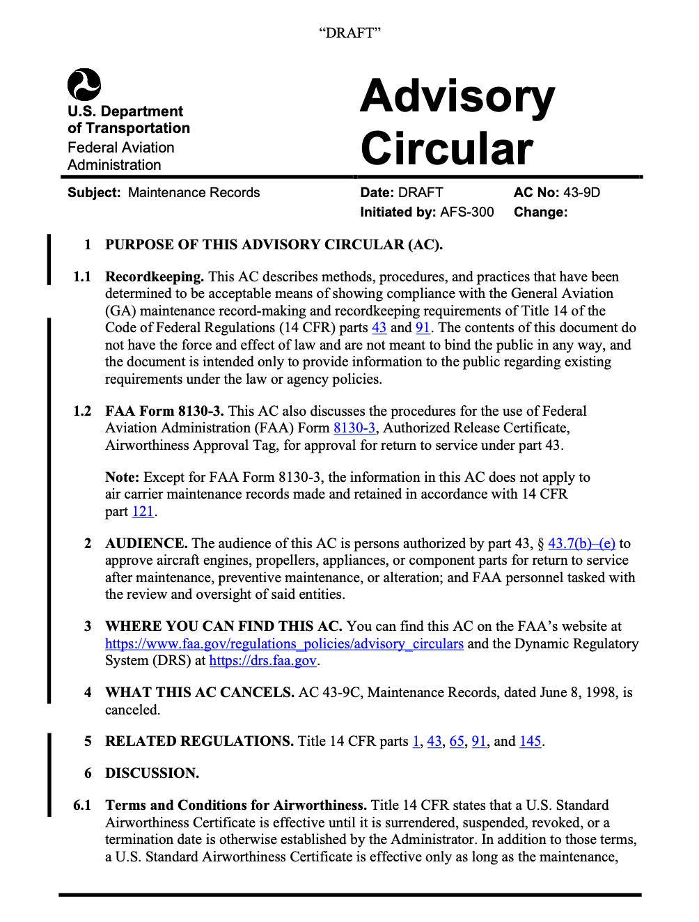 advisory circular