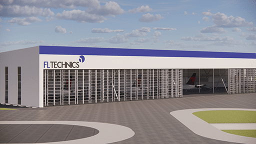 When the first stage of development is finished, FL Technics’ facilities in Punta Cana, Dominican Republic, will include five bays for base maintenance operations including a complex of supporting shops. The total area of the new infrastructure will be 52,000 sq. m., including the hangar and bays facility of 20,000 sq. m. FL Technics image.