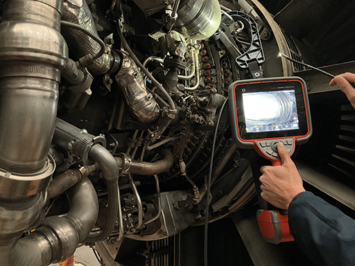 WaygateTechnologies’ Mentor Visual iQ+ is an advanced video borescope for engine inspection in the market. Waygate Technologies image.