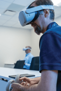 CAE has deployed cloud-based VR simulations to support its latest Gulfstream and Dassault maintenance programs for the G500/600, G650, and Falcon 6X. CAE image