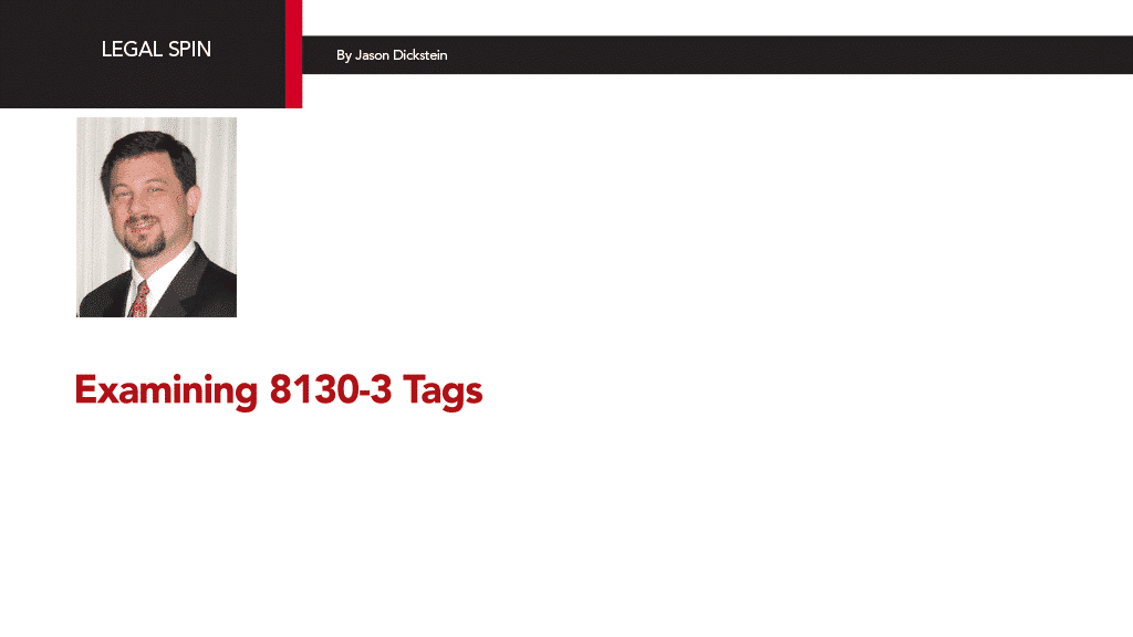 Examining 8130-3 Tags