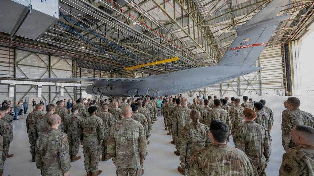 Patriot Wing Opens $43 Million C-5M Inspection Hangar